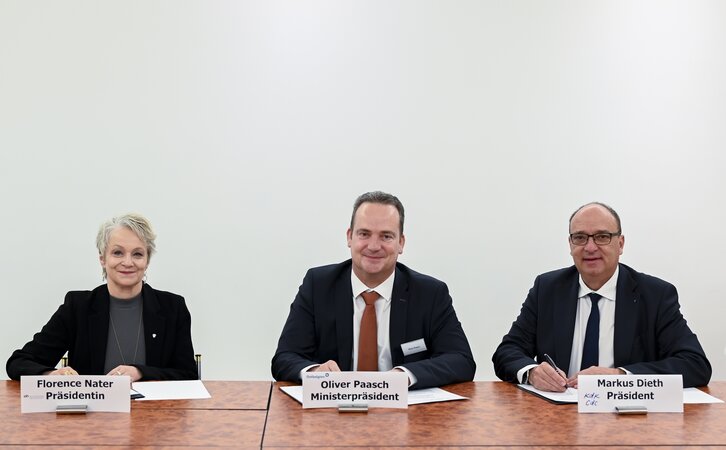 Florence Nater, Olivier Paasch und Markus Dieth